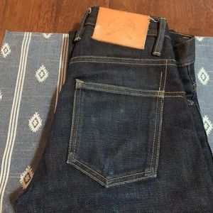 3sixteen ST-140x 17oz Brown Weft Selvedge